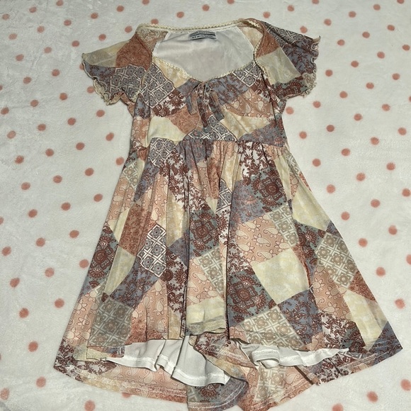 Urban Outfitters Pants - NWOT Urban Outfitters Paisley Patchwork Mesh Romper